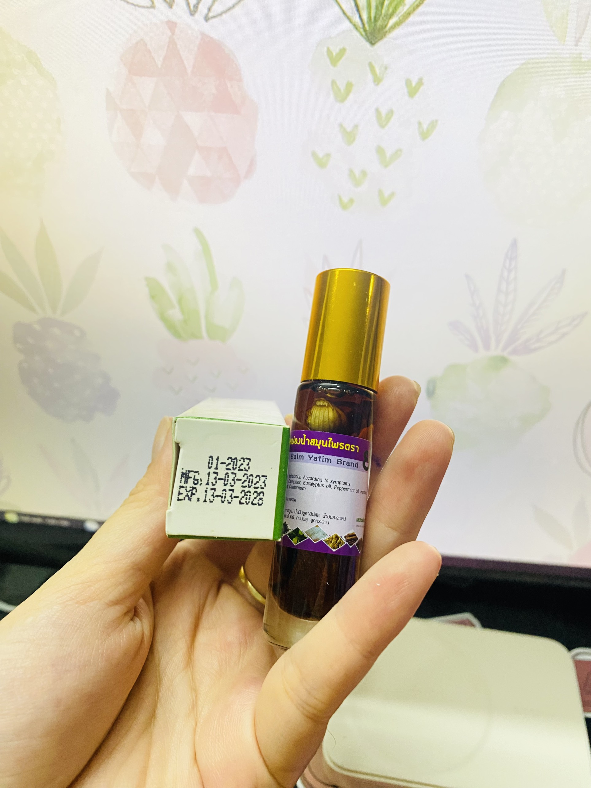 [CHÍNH HÃNG] Dầu lăn 13 vị thảo dược THÁI LAN 8ml