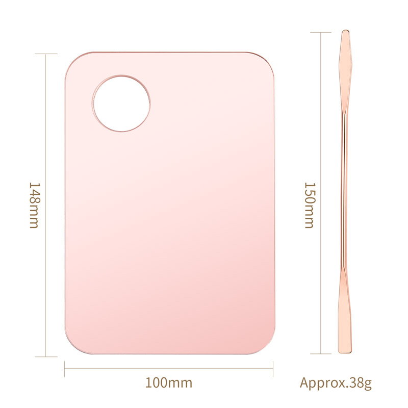 Bảng Màu Trang Điểm Hình Trái Tim Bằng Thép Không Gỉ-Công Cụ Đam Mê Nghệ Sĩ Trang Điểm, Phấn Nền Mỹ Phẩm Pha Trộn Để Trang Điểm Móng Tay Nghệ Thuật Phấn Mắt Lông Mi