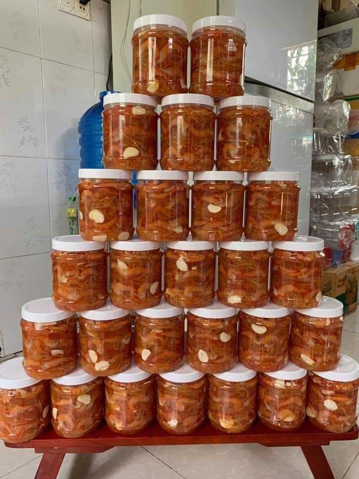 Mắm tép bạc đất 500g chưa trộn đu đủ
