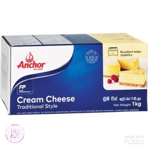 (GIAO HÀNG NHANH 4H/HỎA TỐC CHỈ GIAO HCM) Cream cheese Anchor kem phô mai 1kg