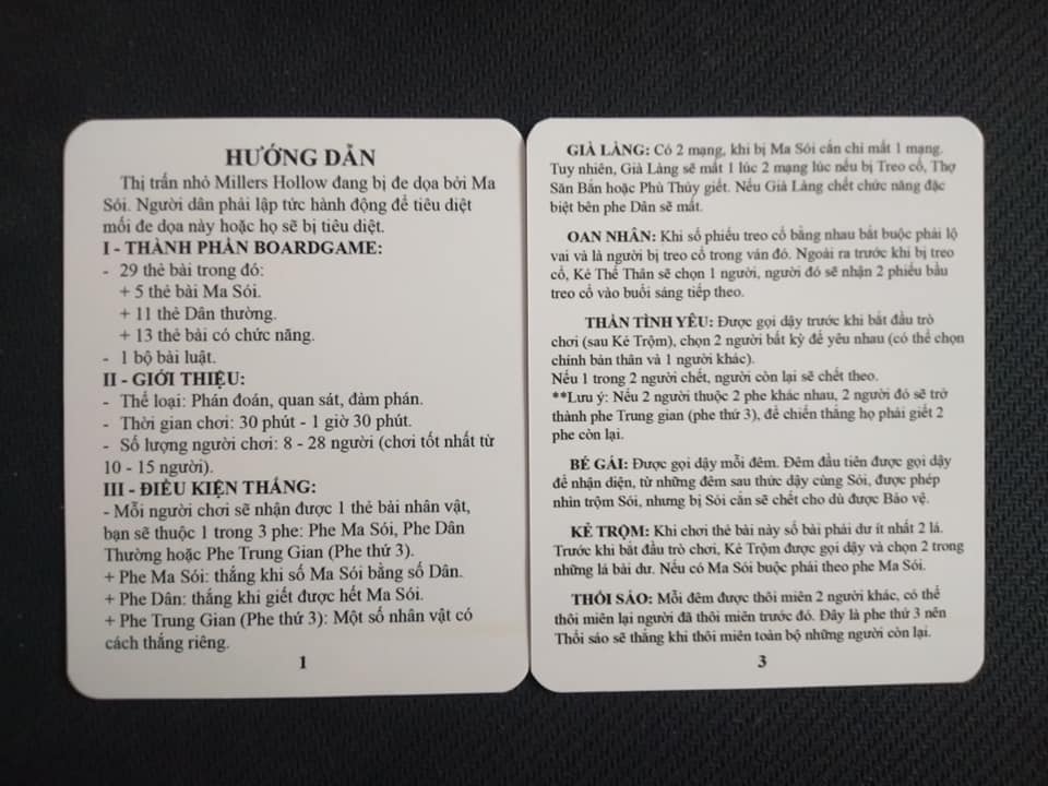 MA SÓI CƠ BẢN 2020 - 28 LÁ BÀI - TIẾNG VIỆT