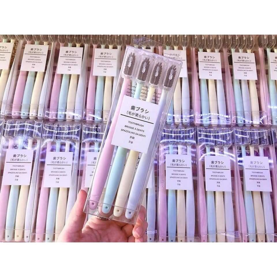 set 4 Bàn chải đánh răng lúa mạch mụi