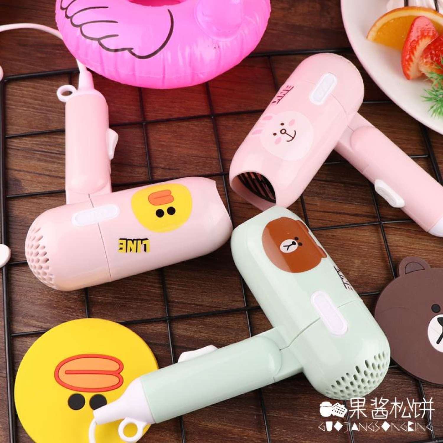 Máy Sấy Tóc Mini Hình Thú Gấp Gọn Dễ Thương