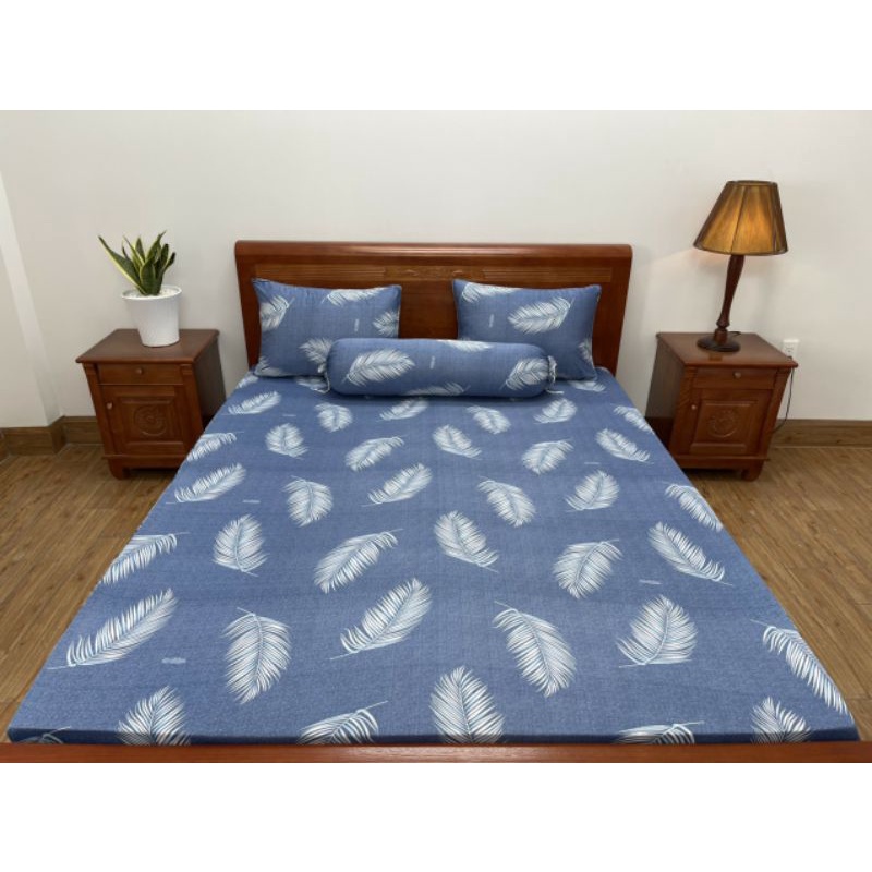 Drap thun Hàn Quốc  [1m2x2m] nệm 5 -20cm [GIÁ XƯỞNG] KHÔNG ÁO GỐI