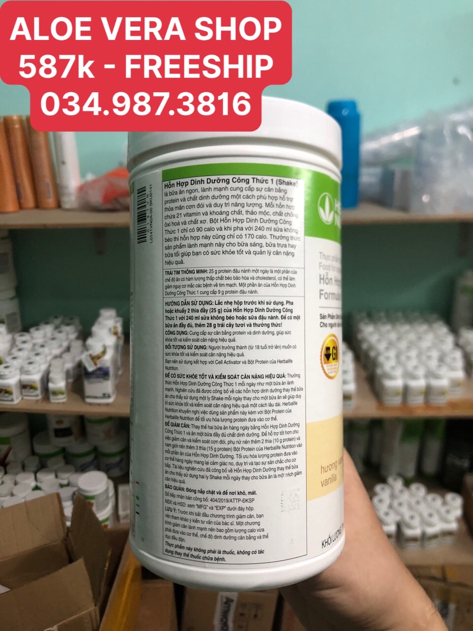 [587k] Bột Bữa ăn Lành Mạnh Vị Vani (550g)