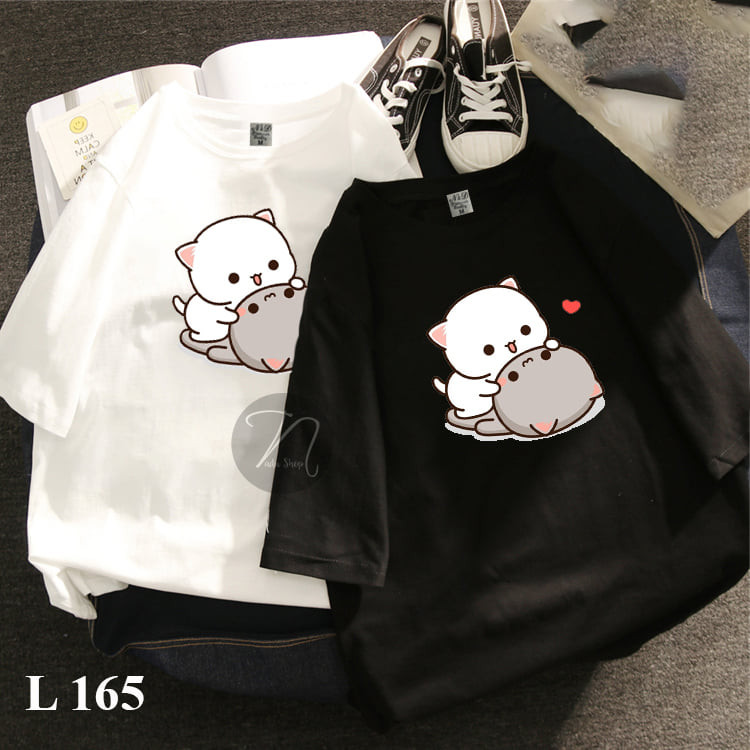 Áo đôi, áo đôi in hình cute ngộ nghĩnh