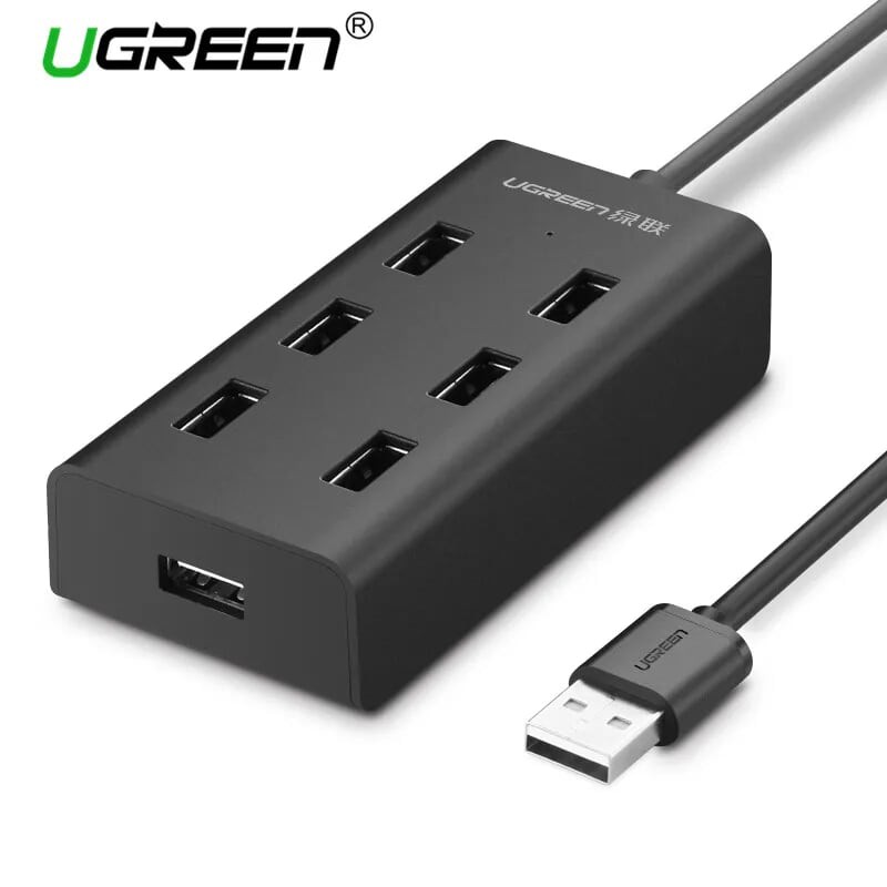 Bộ Chia Usb 7 Cổng 2.0 Ugreen 30374 - Hub Usb 7 Port