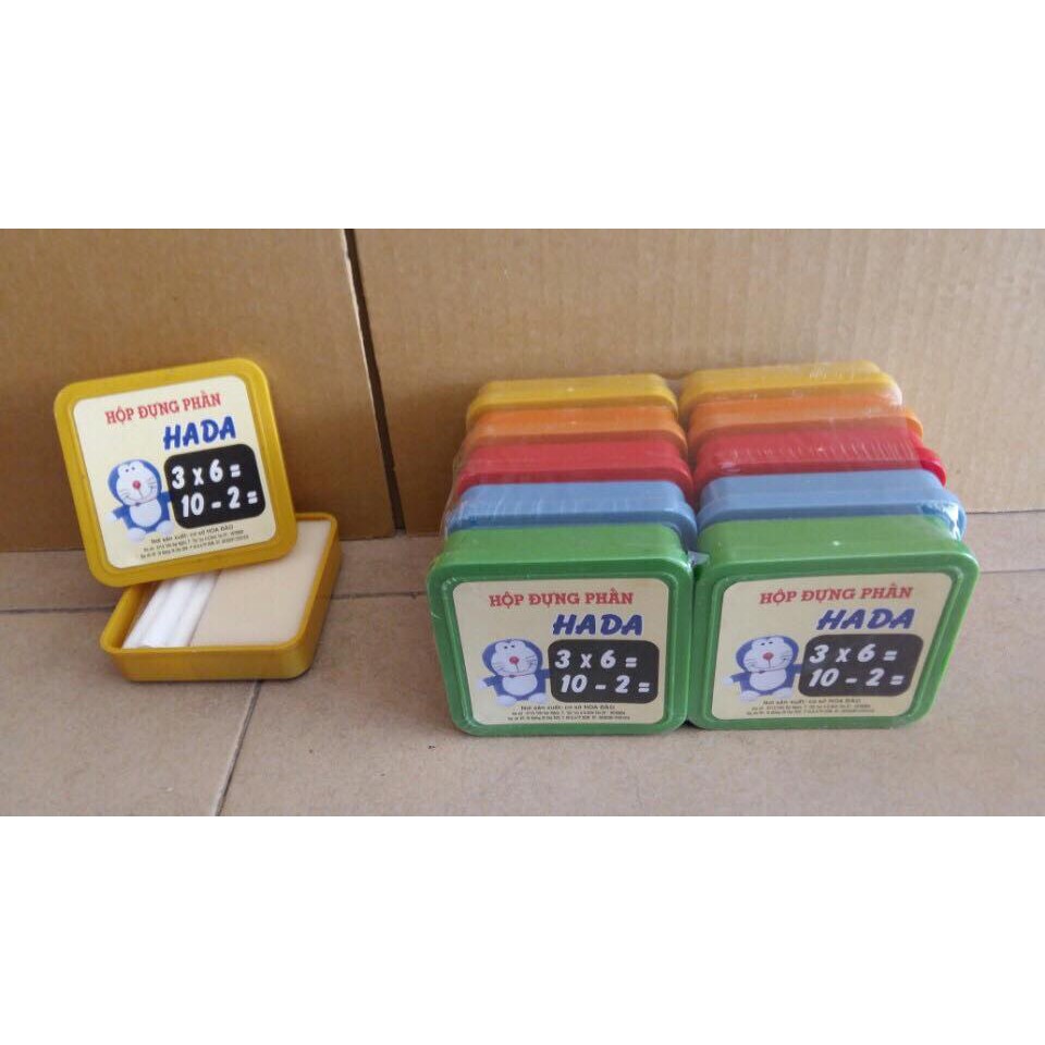 combo 2 Hộp đựng phấn kèm lau bảng HaDa -HP00001