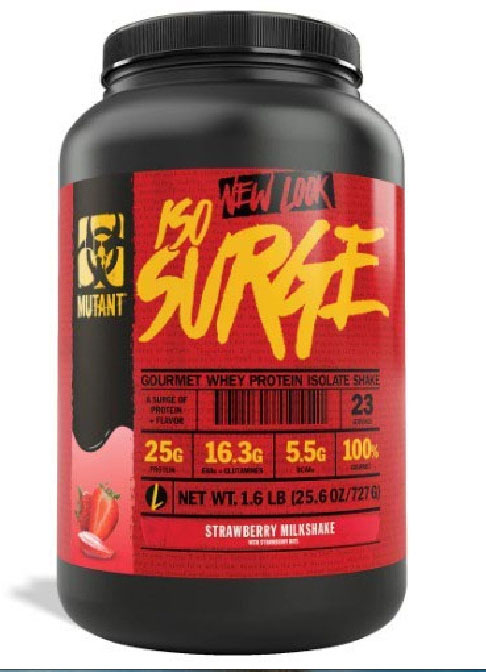 Iso Surge 727g Mutant 23 lần đủ vị - Whey tinh khiết tăng cơ bổ sung protein