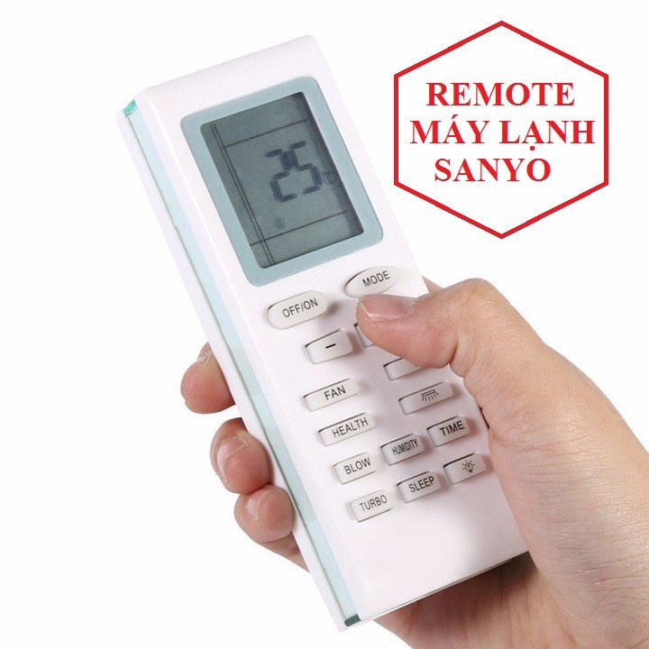 Remote máy lạnh sanyo - điều khiển máy lạnh sanyo 2 chiều