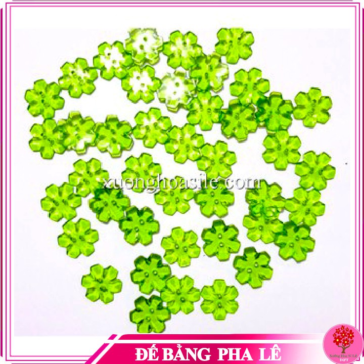 [HCM]ĐẾ BẰNG PHA LÊ ( NGUYÊN LIỆU HOA PHA LÊ)