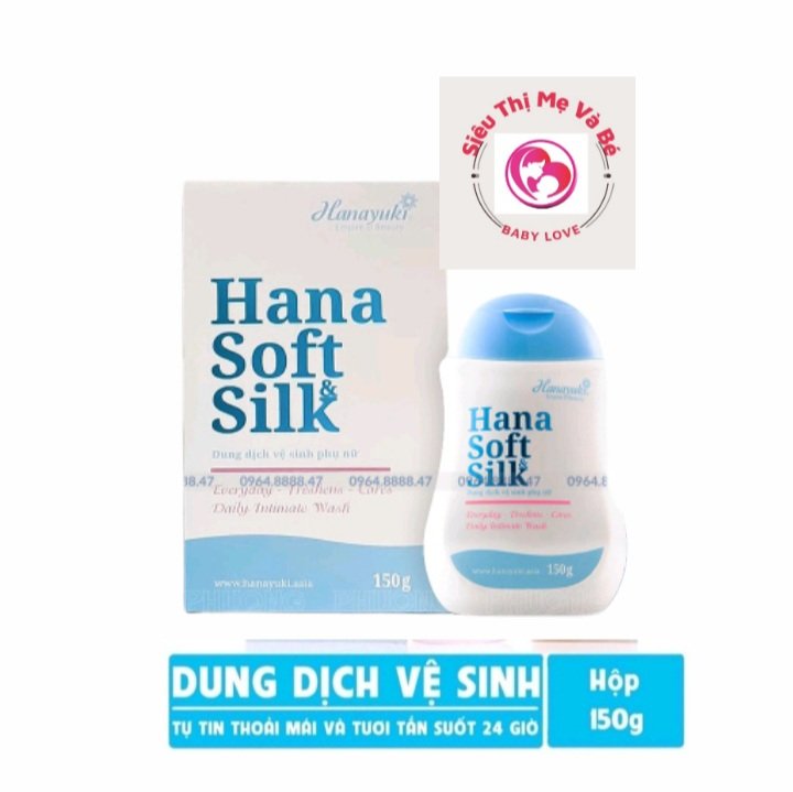 Dung Dịch Vệ Sinh Phụ Nữ Hana Soft Silk Hanayuki