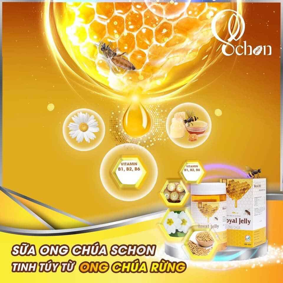 [HCM]Sữa ong chúa dạng viên [ tem nguyên] Schon Royal Jelly 100 viên