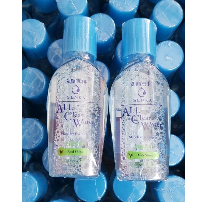 combo 2 chai nước tẩy trang senka all clear water 70ml