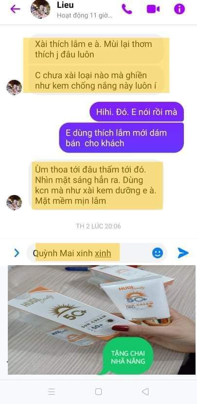 Kem Chống Nắng HuGi Beauty