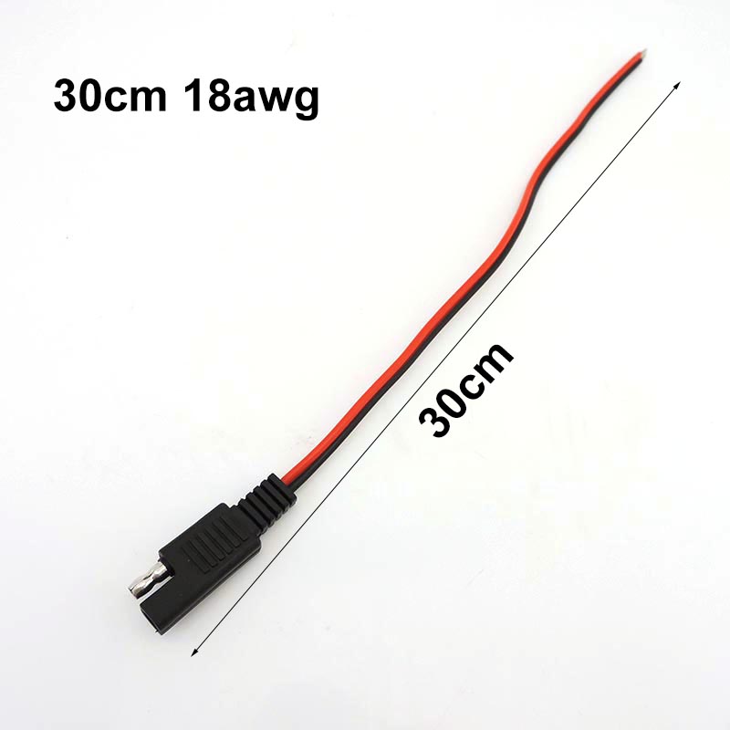 Merlin Irving Shop 14AWG 18AWG Quick Disconnect copper Cable SAE Power Connector wire Cable 10A 20A cover for solar panel Automotive Extension