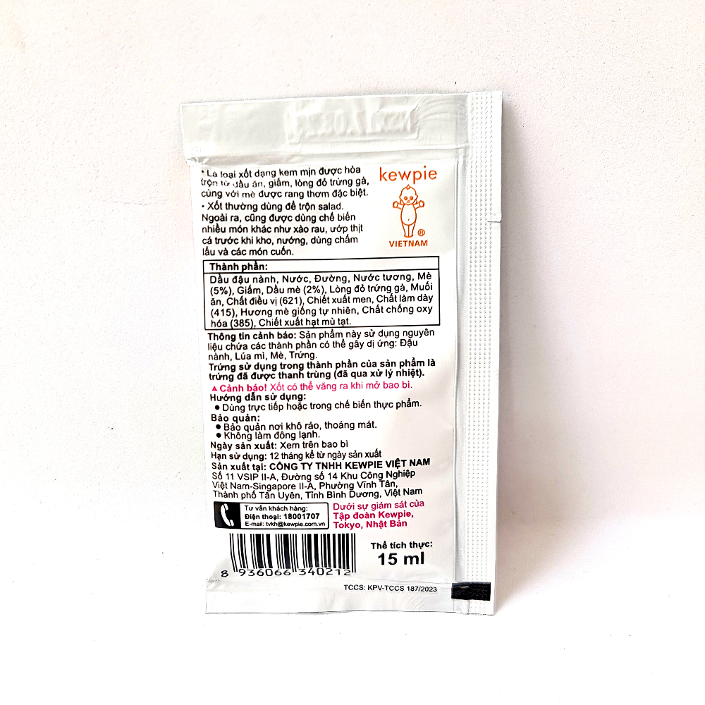 Nước sốt mè rang Kewpie 15ml