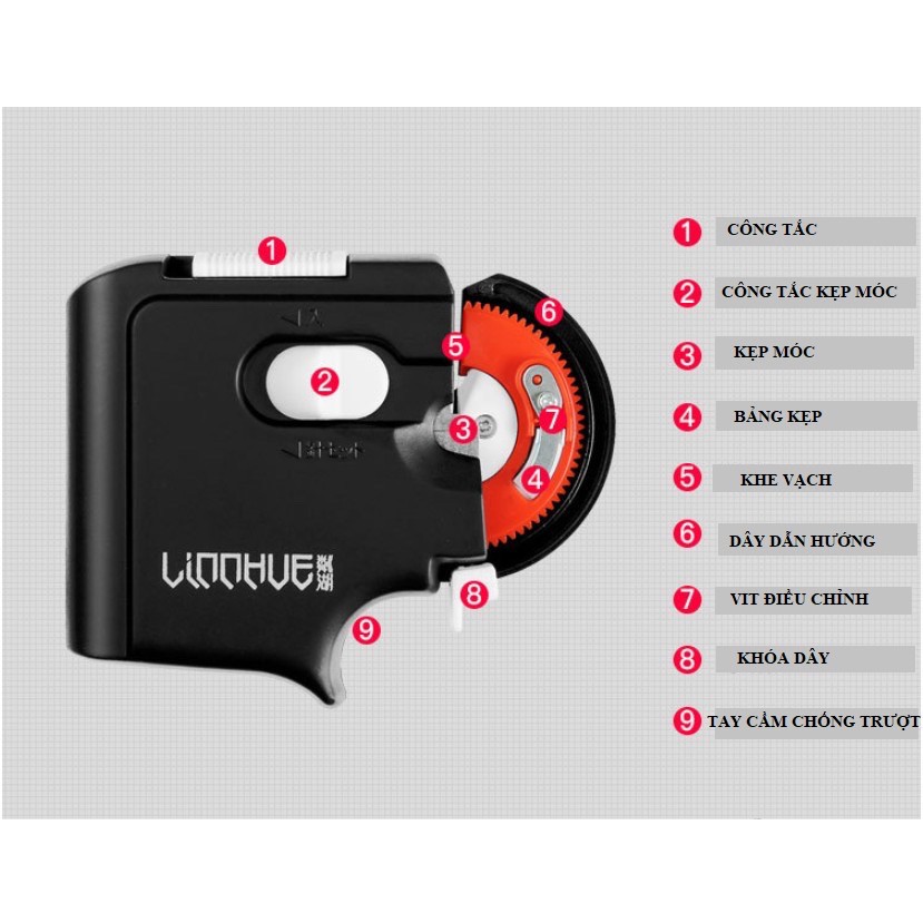 Máy buộc lưỡi câu - Dụng cụ buộc lưởi câu  (cam kết bảo hành đổi trả trong 2 tuần đầu)