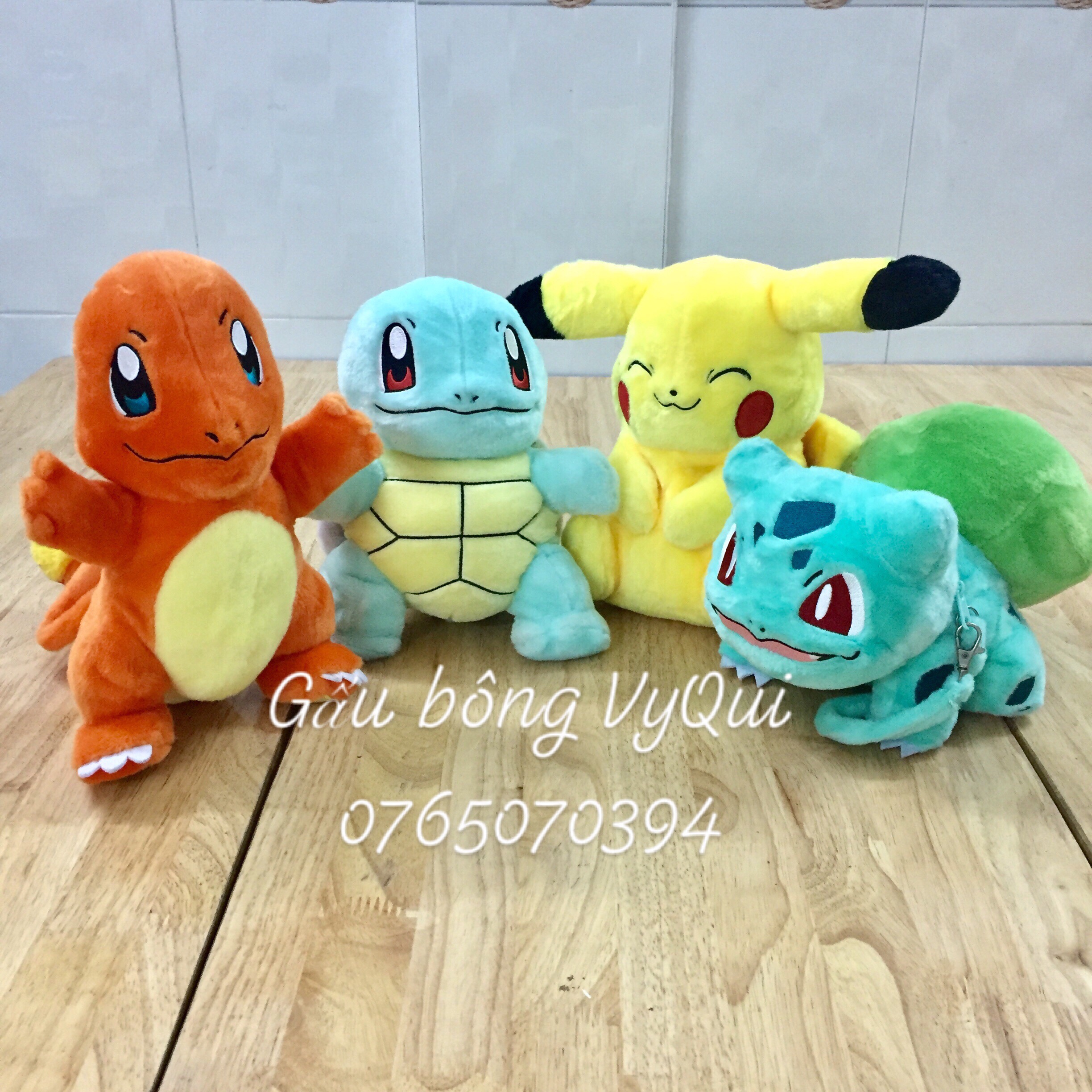 [Hcm]Charmander Fire Dragon Pokemon Teddy Bear with a Back Pocket