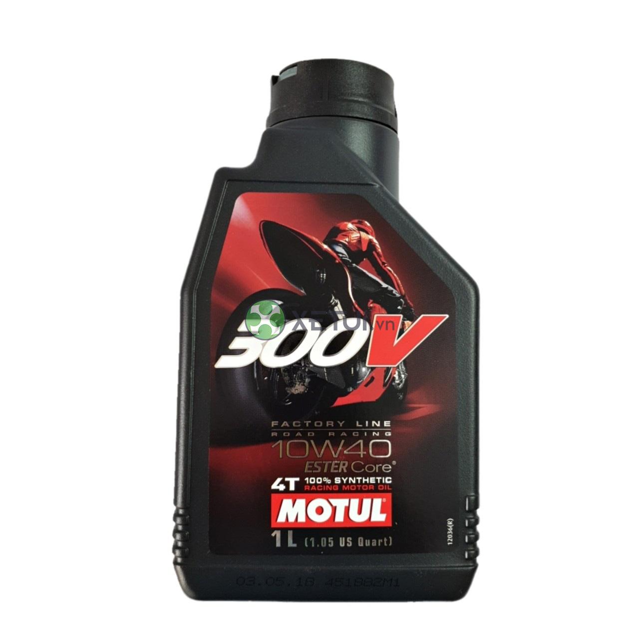 NHỚT MOTUL 300V FACTORY LINE 10W40 1L CHUYÊN PHÂN KHỐI LỚN