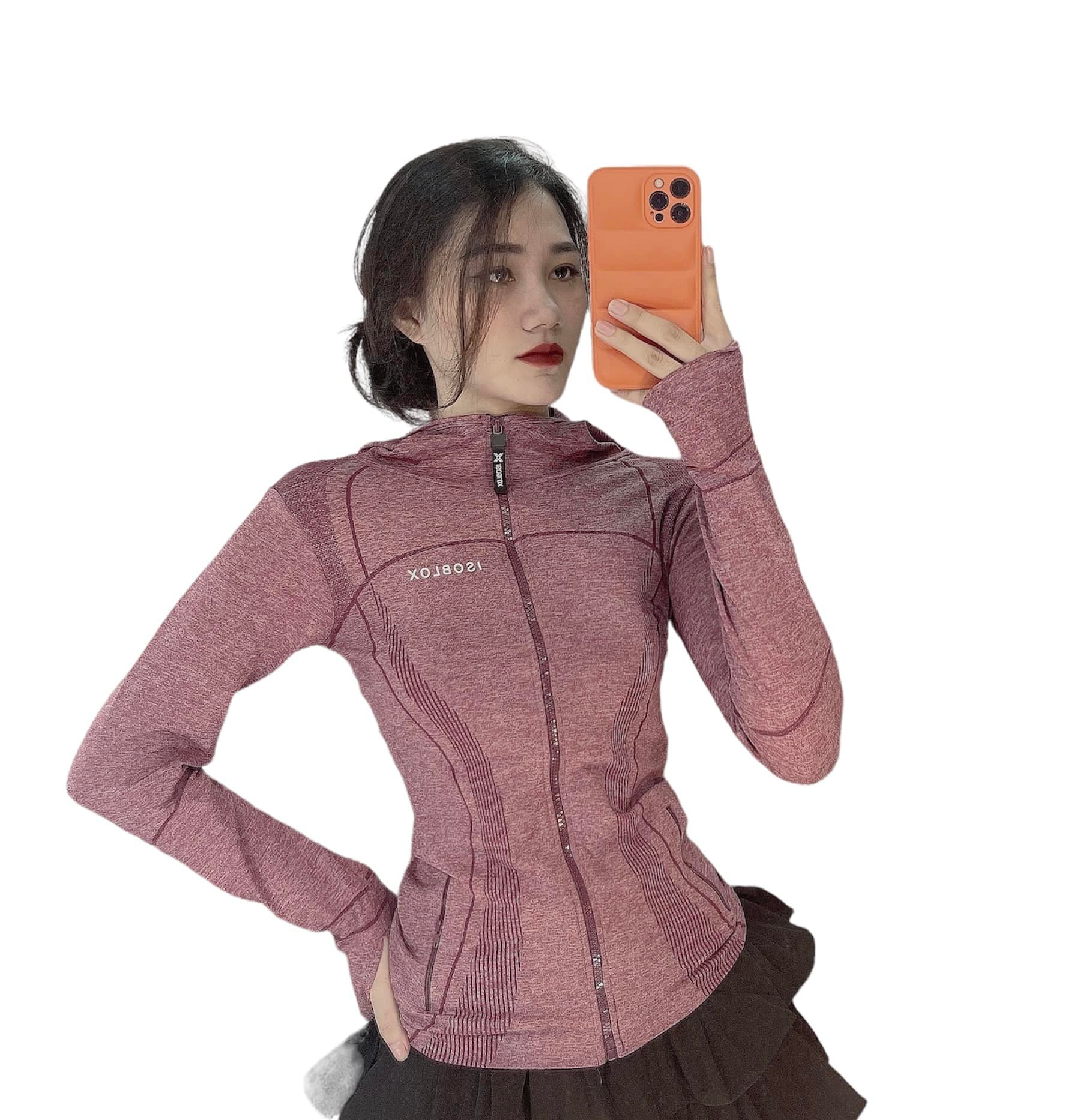 Aó khoác isoblox quảng châu cao cấp body ôm dáng