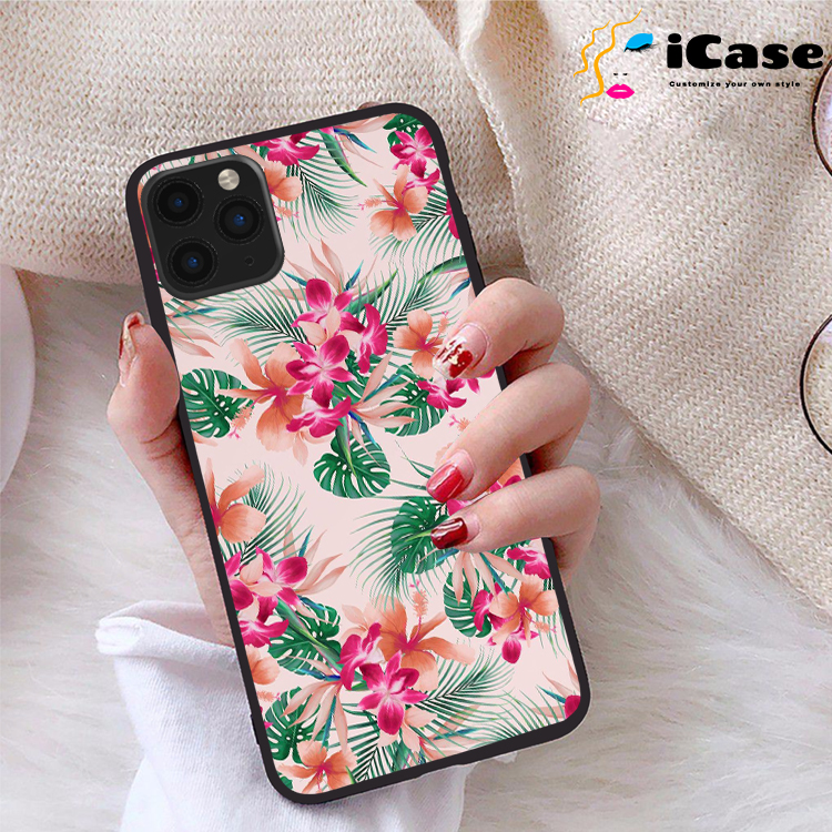Ốp lưng iPhone 11 Pro Max viền dẻo TPU BST Hoa