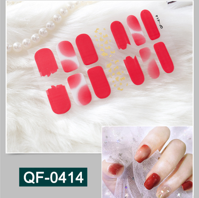 Combo 2 tấm (New) Sticker dán móng tay siêu dễ thương MX