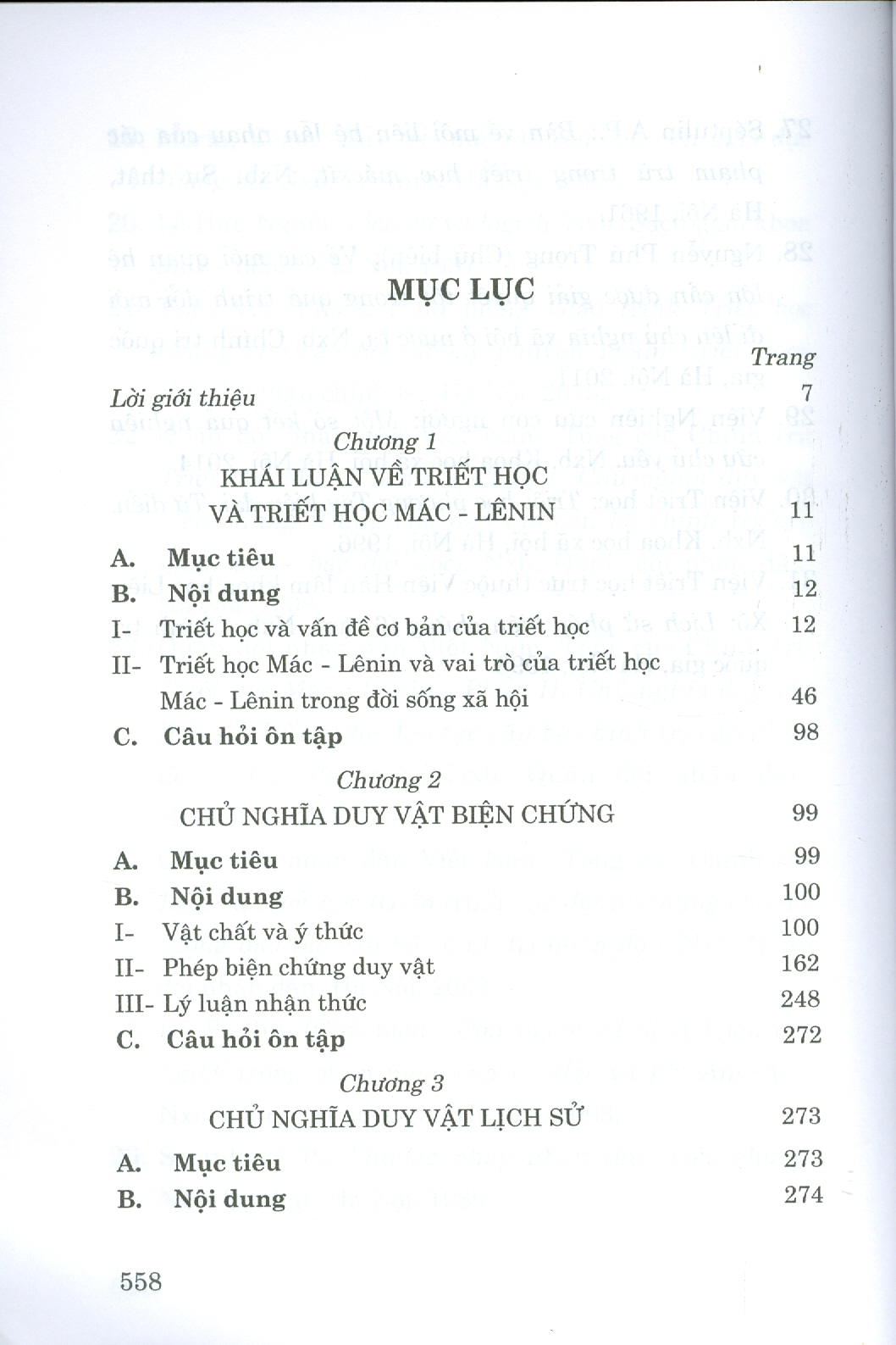 Giáo trình Triết học Mác – Lênin (Dành cho bậc đại học hệ chuyên lý luận chính trị)