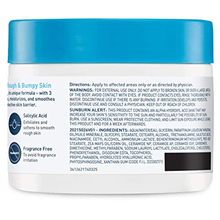 Kem dưỡng da Cerave SA Cream for Rough & Bumpy Skin 340g