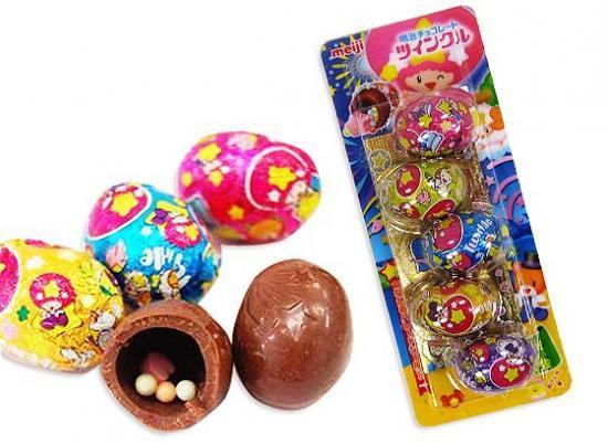 Kẹo Trứng Socola Meiji Twinkle Chocolate Egg Nhật Bản 26g