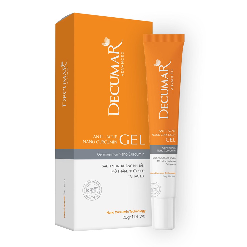 [HCM] (Chính hãng) Gel nghệ nano Decumar hết mụn,thâm sẹo, kiểm soát nhờn [decurmar, dercumar, dercurma, decuma, decurma]