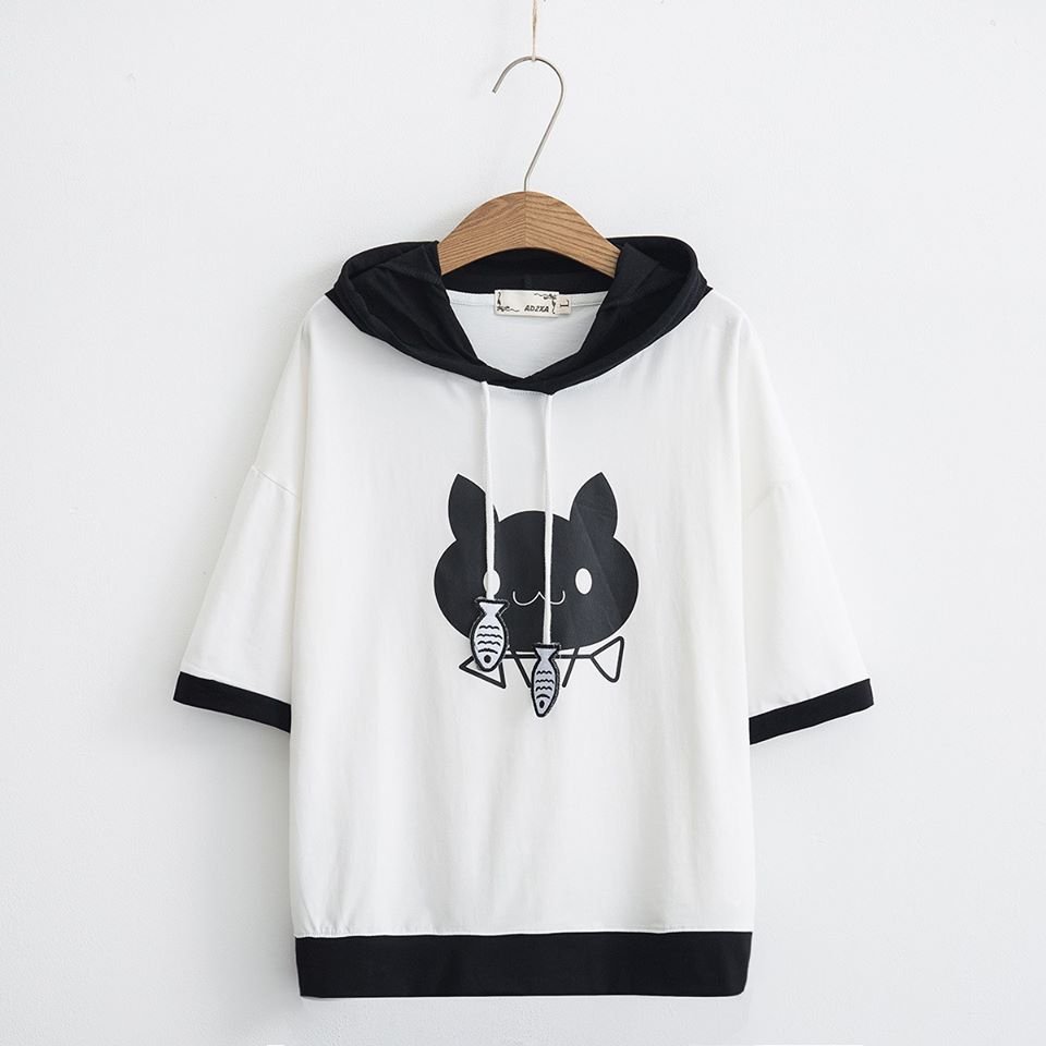 áo hoodie ngắn tay m3