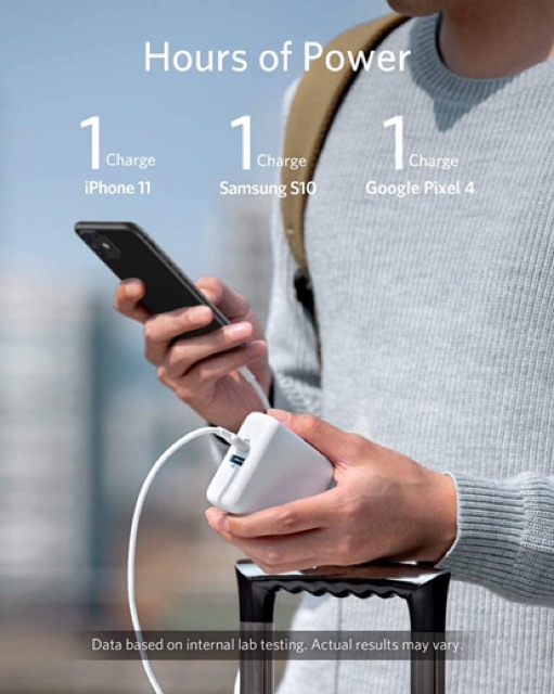 Sạc Anker Fusion 5000mAh PD 18w -  (A1624)
