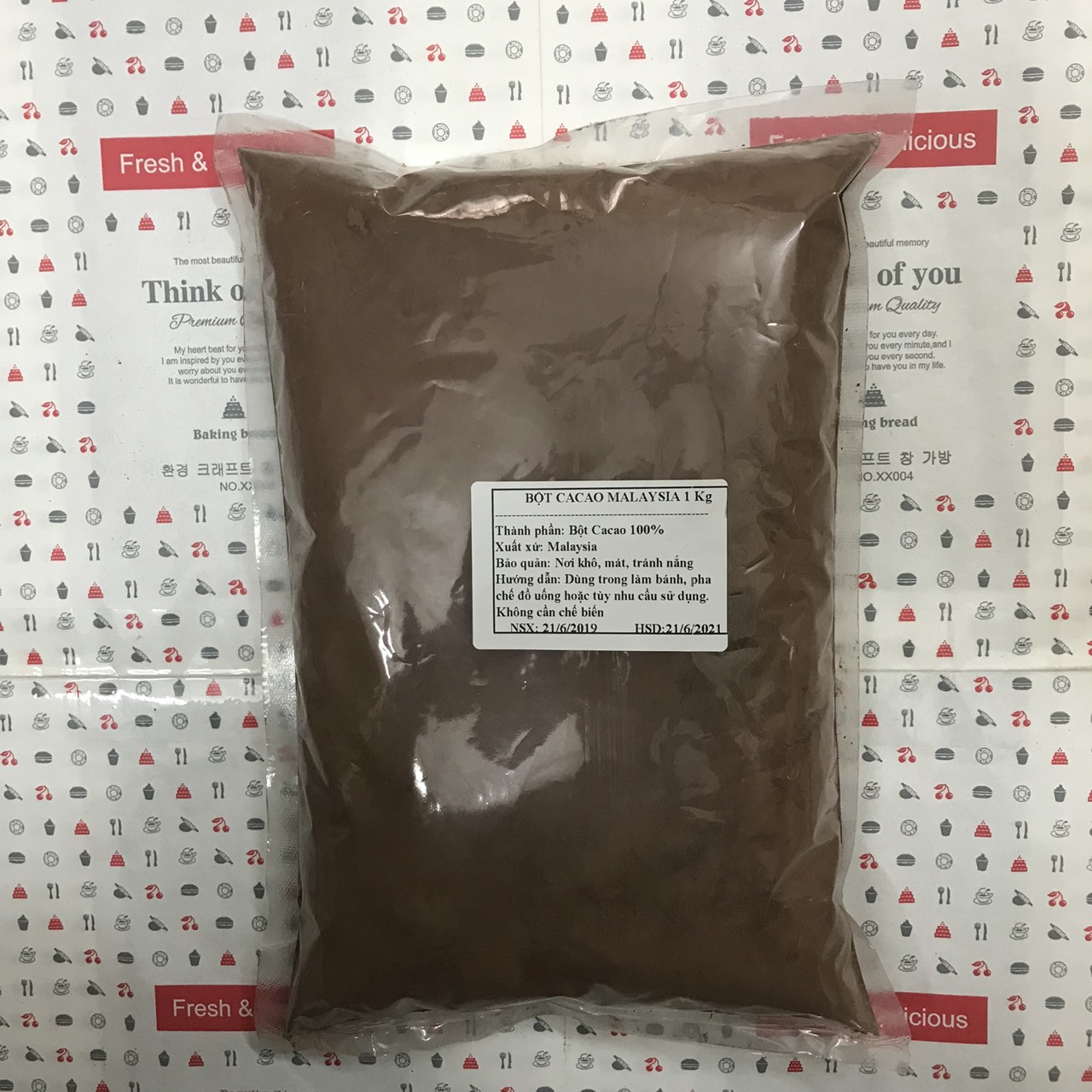 🍩🍩🍩Bột Prima Plain Flour màu xanh nước biển 1kg🍩🍩🍩