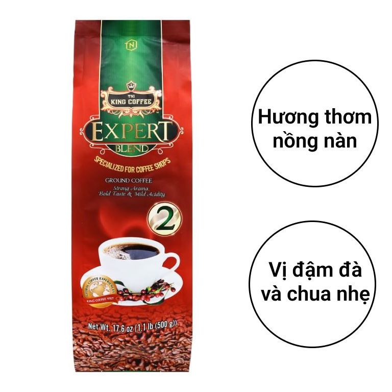 Cà phê rang xay King Coffee Expert 2( 500 gam) - Cà phê hảo hạng của King Coffee