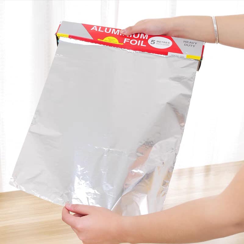 Cuộn giấy bạc nướng thực phẩm 5m