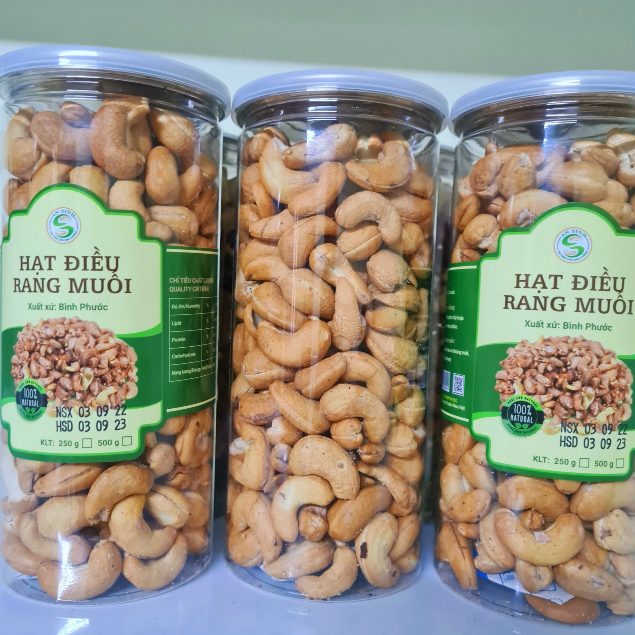 Hạt Điều Bình Phước Rang Muối