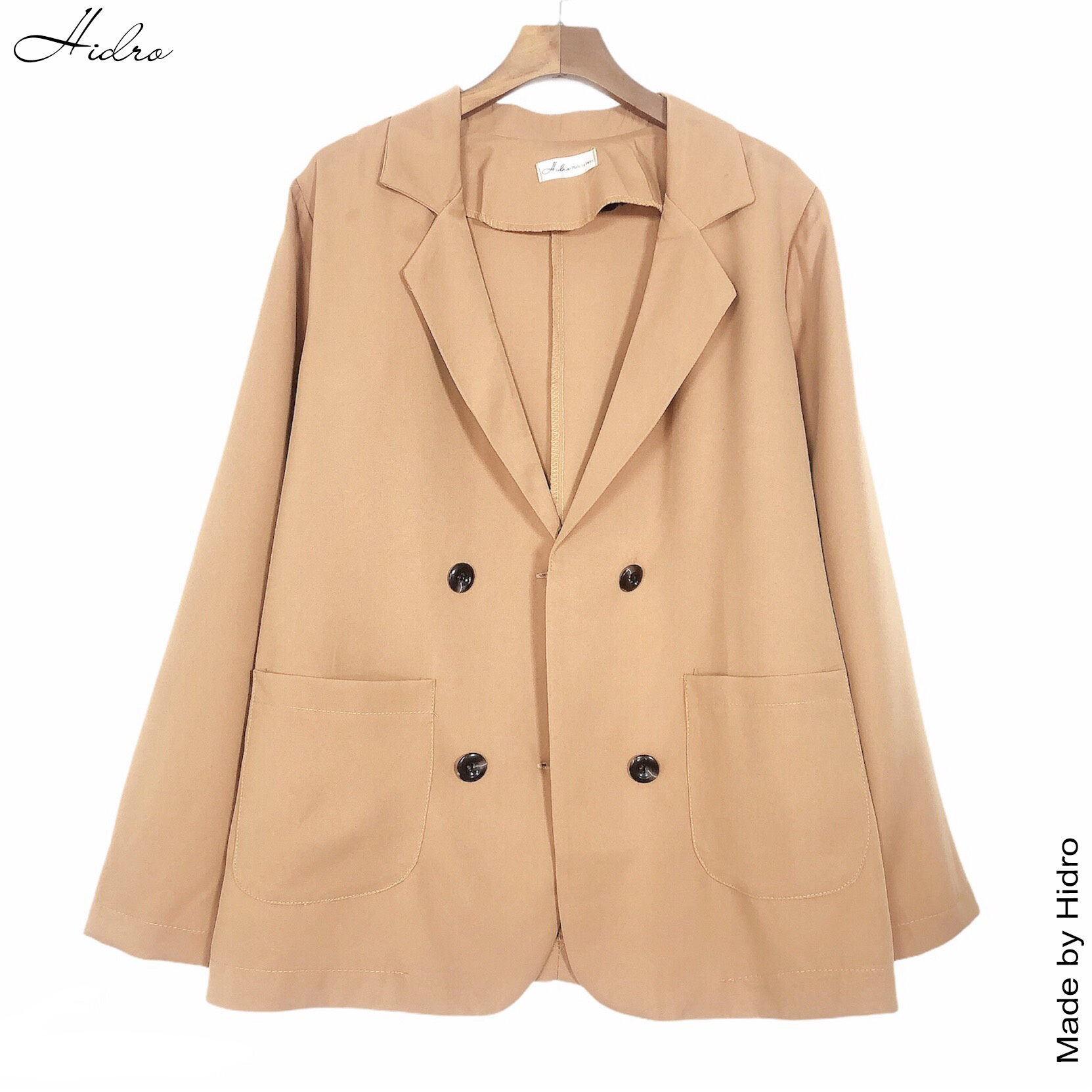 HIDRO Áo khoác blazer nữ 4 cúc
