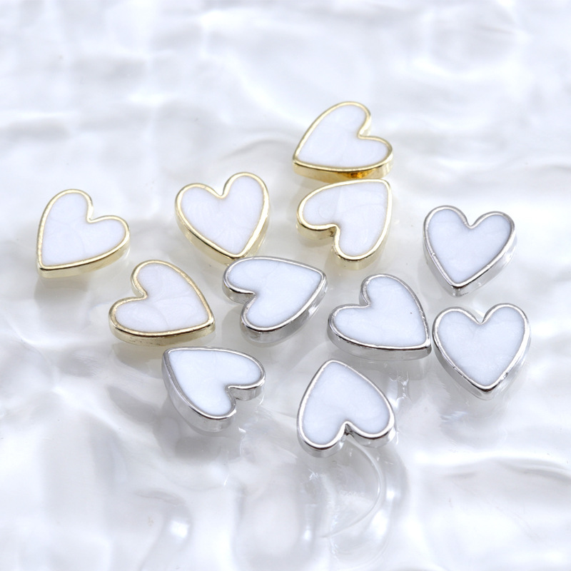 Charm Trái Tim Xà Cừ Tinh Tế HÀN QUỐC | Trang Trí Móng 5L