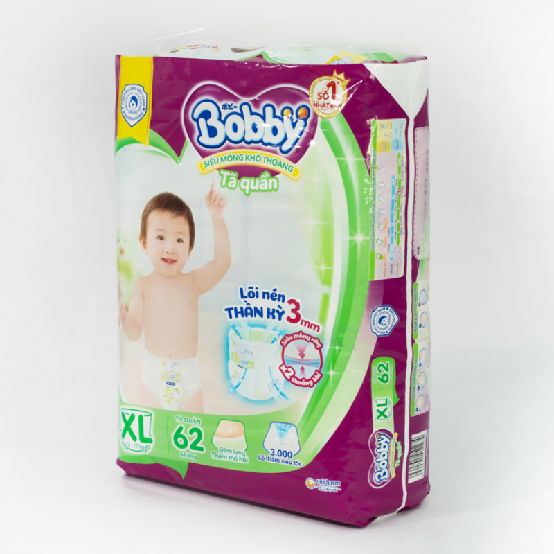 Tã Quần Bobby XL62