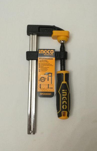 Kẹp gỗ chữ F (120x500mm) Ingco HFC021202