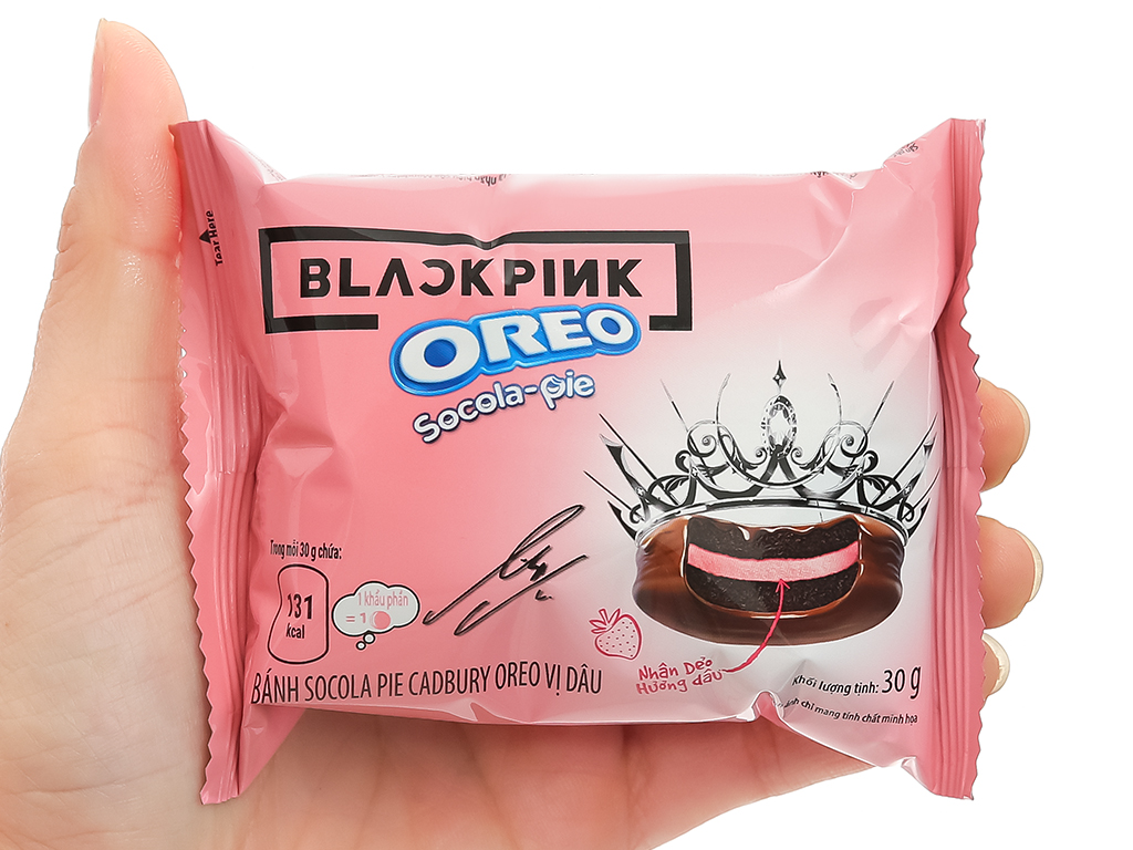 Bánh oreo cadbury socola pie hộp 180g - cty bát muội