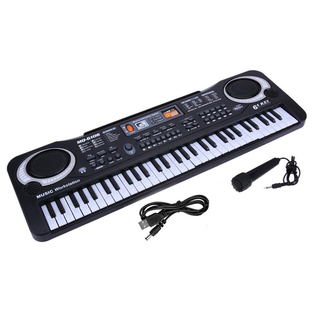 Đàn Organ điện tử đa năng 61 phím MQ-6106 có Micro dành cho trẻ em