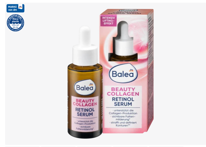 Serum Balea Beauty Collagen Retinol chống lão hóa , nâng cơ và trẻ hóa da 30ml " Hàng nội địa Đức xách tay"