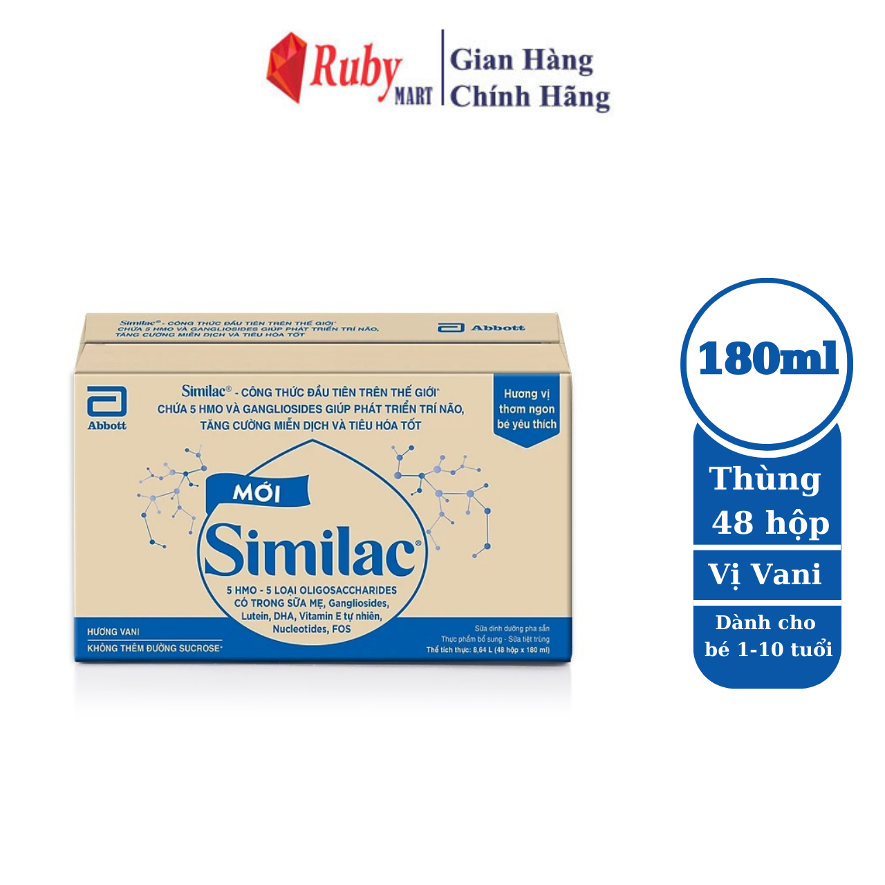 48 tank of Similac IQ 180ml pre-mixed milk powder for baby from 1 year old