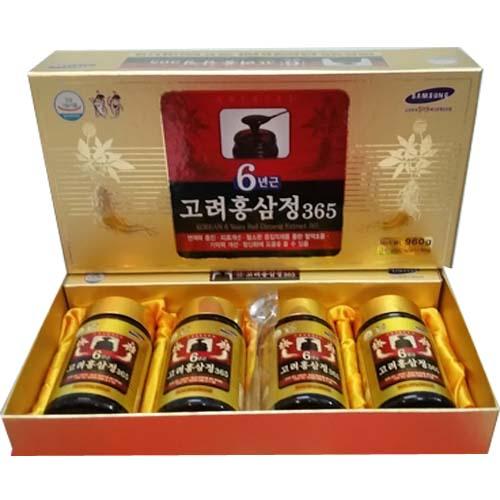 [HCM]Cao hồng sâm 365 Hàn Quốc Hộp 4 lọ