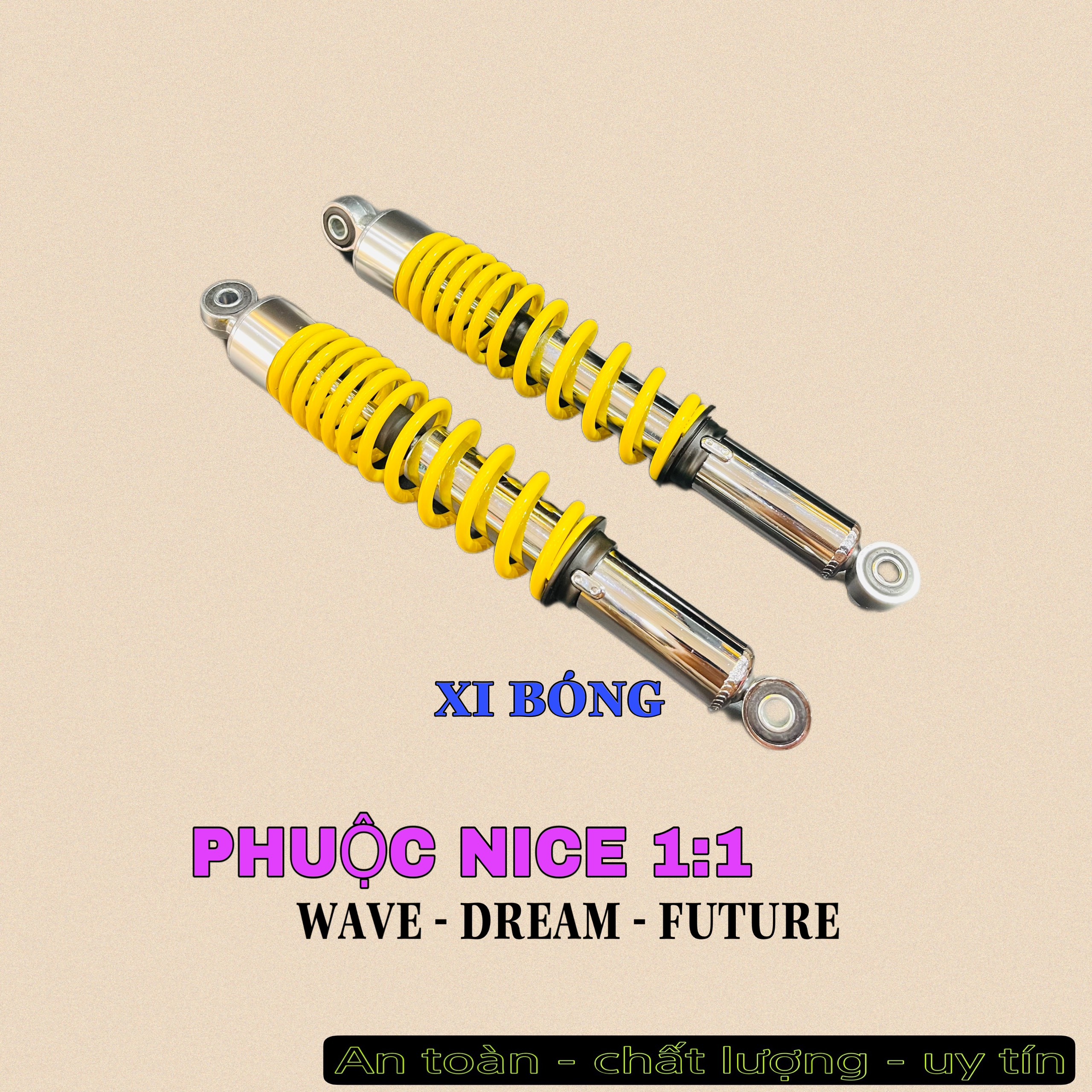 Phuộc NICE 1:1 WAVE, DREAM, FUTURE chuẩn như zin