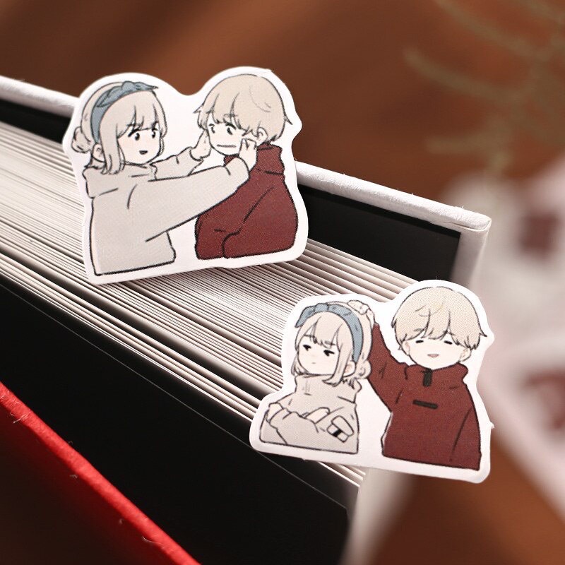 [HD35] Bộ 45 hình dán sticker Cặp Đôi dễ thương trang trí sổ tay DIY