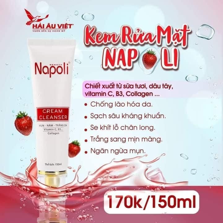 [Săn Sale] Sữa Rửa Mặt Napoli-Sạch Da Chuyên Sâu (hải âu việt)- hàng chính hãng