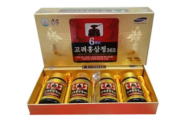 [HCM]Cao hồng sâm 365 Hàn Quốc Hộp 4 lọ